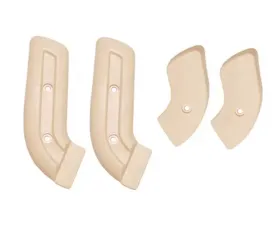 Scott Drake Seat Hinge Covers Neutral Ford Bronco 1967-1977