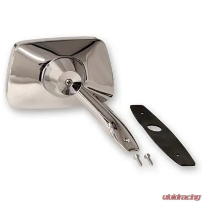 Scott Drake Right Hand Dummy Remote Mirror w/convex glass Ford Mustang 1967-1968 - C8WY-17696-CR