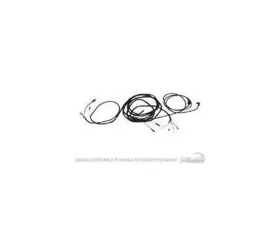 Scott Drake Tail Light Wiring Harness Ford Mustang Coupe 1968