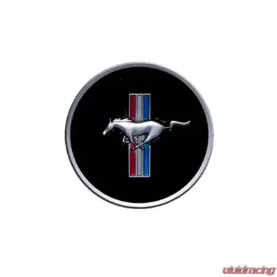 Scott Drake Horn Panel Emblem with Classic Mustang Tri-Bar Logo Ford Mustang 1968 - C8ZZ-3649-AR