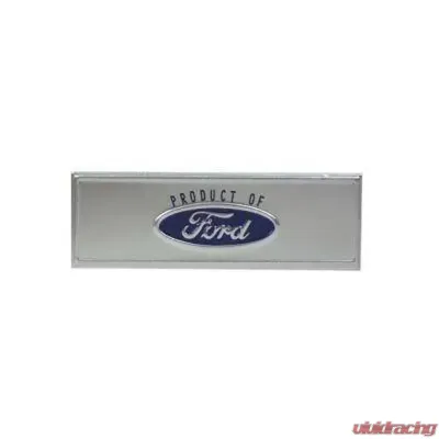 Scott Drake Sill Plate Emblem Ford Logo Blue Ford Mustang 1968-1973 - C8ZZ-6513208-T