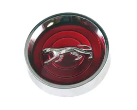 Scott Drake Magnum Hubcaps Set Red Ford Mustang 1969-1970