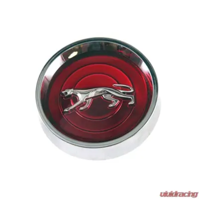 Scott Drake Magnum Hubcaps Set Red Ford Mustang 1969-1970 - C9WY-1130-RD