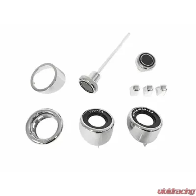 Scott Drake Dash Bezel and Knob Kit Ford Mustang 1969 - C9ZZ-10852-DLXK