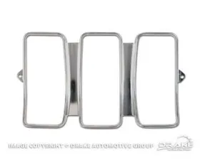 Scott Drake Tail Light Bezel Stamped Aluminum Ford Mustang 1969