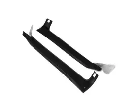 Scottt Drake Fastback Pillar Moldings Black Ford Mustang 1969-1970