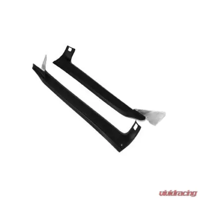 Scottt Drake Fastback Pillar Moldings Black Ford Mustang 1969-1970 - C9ZZ-6303598-9B