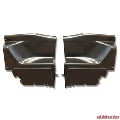 Scottt Drake Fastback interior 1/4 panels ABS black plastic Ford Mustang 1969-1970 - C9ZZ-6331486-7P