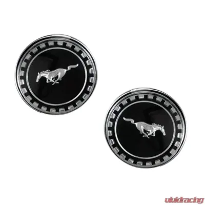 Scott Drake Roof Pillar Ornaments 2 piece set Ford Mustang 1969-1970 - C9ZZ-63517A201A