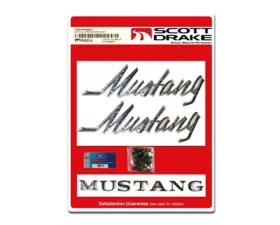 Scott Drake Emblem Kit Pin On Mustang Ford Mustang 1969-1972