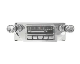Scott Drake Slidebar AM/FM Radio w/aux.Inputs Ford Mustang 1964-1966