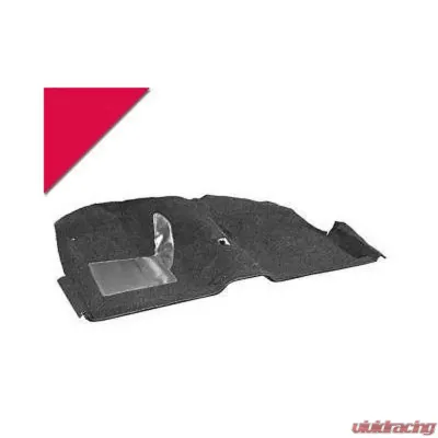 Scott Drake Molded Carpet Kit Bright Red Ford Mustang 1965-1968 - CAR65-CV-BR