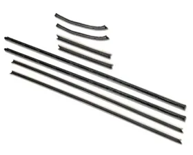 Scott Drake Window Channel Weather Strips Ford Mustang 1967-1968