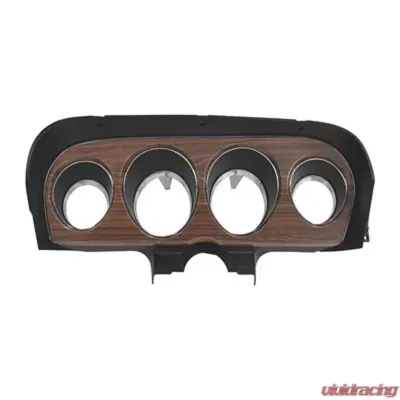 Scott Drake Deluxe Instrument Bezel Woodgrain Ford Mustang 1970 - D0ZZ-10838-D