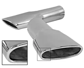 Scott Drake Concours Exhaust Tips Pair Ford Mustang 1970