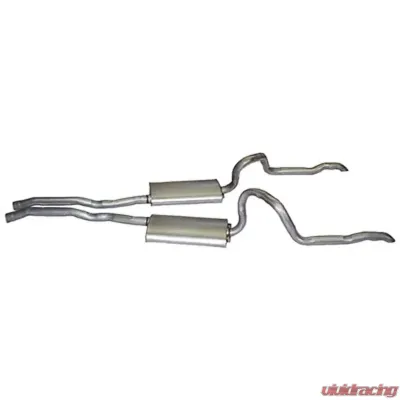 Scott Drake Exhaust - OEM Boss 302/429 Exhaust System 2.25" Ford Mustang 1970 - D0ZZ-5257-BOS