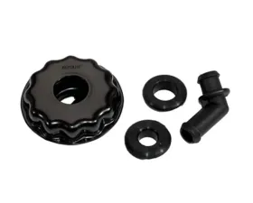 Scott Drake Twist On Oil Cap with PCV Elbow Black Ford Mustang 1968-1973