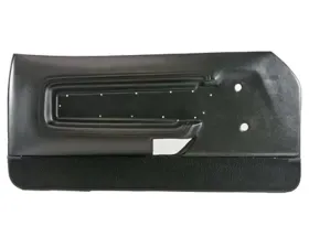 Scott Drake Deluxe Door Panels Black Ford Mustang 1971-1973