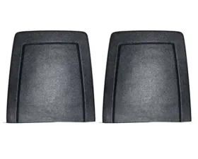 Scott Drake Seat Back Panels Standard/Deluxe Black Ford Mustang 1972-1973