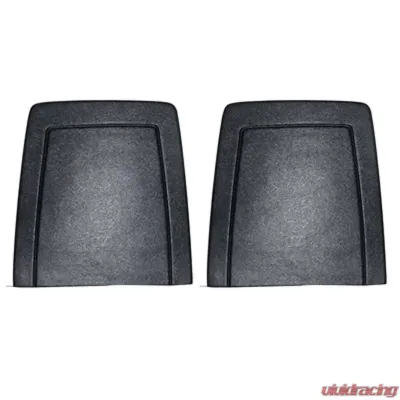 Scott Drake Seat Back Panels Standard/Deluxe Black Ford Mustang 1972-1973 - D2ZZ-6560762