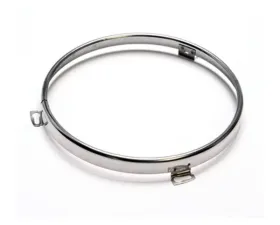 Scott Drake Headlamp Ring Stainless Steel Ford Mustang 1964-1973