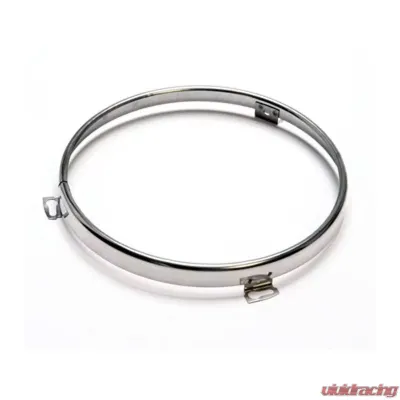 Scott Drake Headlamp Ring Stainless Steel Ford Mustang 1964-1973 - D3TZ-13015-A