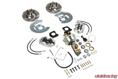 Scott Drake Power Disc Brake Conversion Kit for 1964-1966 Ford Mustang V8, 4-Piston - DBC-A120-P-R