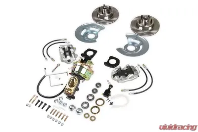 Scott Drake Power Disc Brake Conversion Kit for 1964-1966 Ford Mustang V8, 4-Piston - DBC-A120-P-R