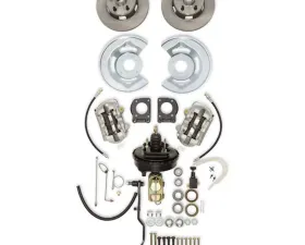 Scott Drake Front Disc Brake Conversion Kit With Dual Bowl Master Cylinder For Manual Front Drum Brakes Ford Mustang 1967-1969