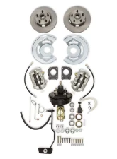 Scott Drake Front Disc Brake Conversion Kit With Dual Bowl Master Cylinder For Manual Front Drum Brakes Ford Mustang 1967-1969                                     - DBC-A121-1-R - Image 8