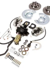 Scott Drake Front Disc Brake Conversion Kit With Dual Bowl Master Cylinder For Manual Front Drum Brakes Ford Mustang 1967-1969                                     - DBC-A121-1-R - Image 2