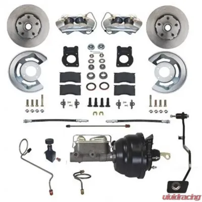 Scott Drake Disc Brake Conversion Kit with Manual Transmissions - DBC-A133-M