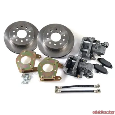 Scott Drake Rear Disc Brake Conversion Kit Standard rotors 28 spline Ford Mustang 1964-1973 - DBC-REAR