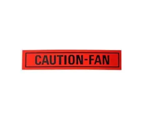 Scott Drake Caution Fan Decal Ford Mustang 1968-1969