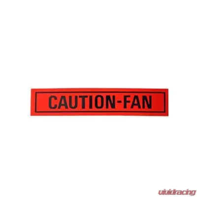 Scott Drake Caution Fan Decal Ford Mustang 1968-1969 - DF-31