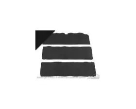 Scott Drake Fold-Down Seat Carpet Black 80/20 Ford Mustang 1965-1968