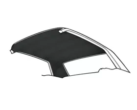 Scott Drake Headliner Black Ford Mustang 1967-1968