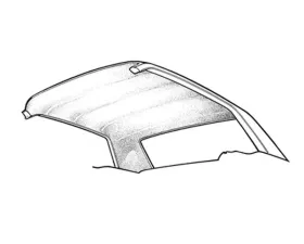 Scott Drake Headliner White 2 4 Sedan Ford Falcon 1960-1965