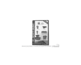 Scott Drake Convertible Interior Trim Screw Kit Ford Mustang 1964-1966
