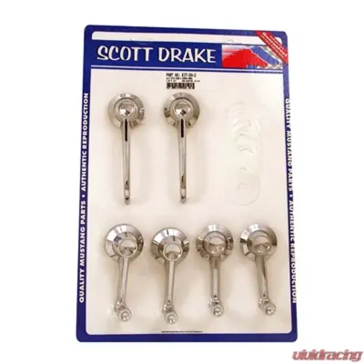 Scott Drake Door Handle & Window Crank Kit Early Ford Mustang 1964-1965 - KIT-DH-2