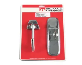Scott Drake Rear View Mirror & Arm Kit Ford Mustang 1964-1966