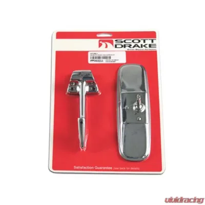 Scott Drake Rear View Mirror & Arm Kit Ford Mustang 1964-1966 - KIT-MIR-1