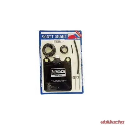 Scott Drake Windshield Washer Deluxe Kit Complete Ford Mustang 1966 - KIT-WIP-2