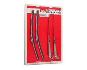 Scott Drake Windshield Wiper Arm and Blade Kit Ford Mustang 1964-1965