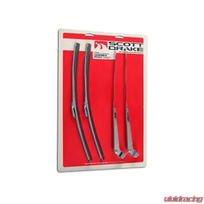 Scott Drake Windshield Wiper Arm and Blade Kit Ford Mustang 1964-1965 - KIT-WIP-5