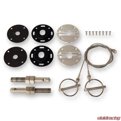 Scott Drake Billet Stainless Steel Hood Pin Set Ford Mustang 1964-1973 - S1MS-16892-K