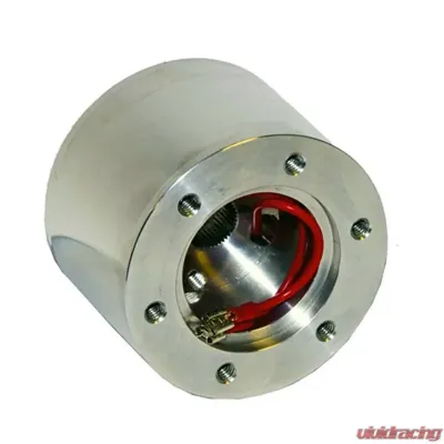 Scott Drake 6 Hole Steering Column Adapter w/Double Connector Billet Ford Mustang 1965-1967 - S1MS-3511-P-6