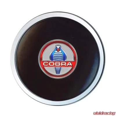 Scott Drake Corso Feorce 6 Hole Steering Wheel Cobra Horn Button with Emblem - S1MS-3623-COBRA