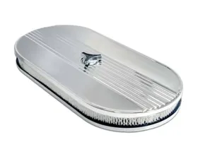 Scott Drake V8 Oval Chrome Plated Air Cleaner Assembly-Economy Ford Mustang 1964-1973
