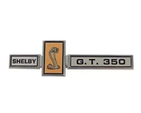 Scott Drake Grill Dash and Deck Emblem Pin On GT350 Shelby Ford Mustang 1967